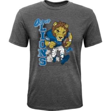 sorry, NFL Team Apparel Youth Detroit Lions Dark Grey Heather Bust Loose T-Shirt is currently out of stock