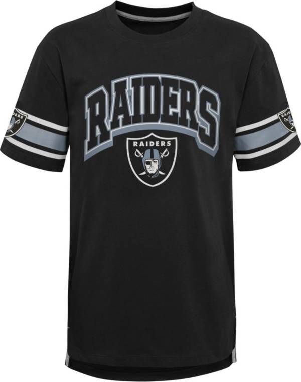 NFL Team Apparel Youth Las Vegas Raiders Black Victorious T-Shirt