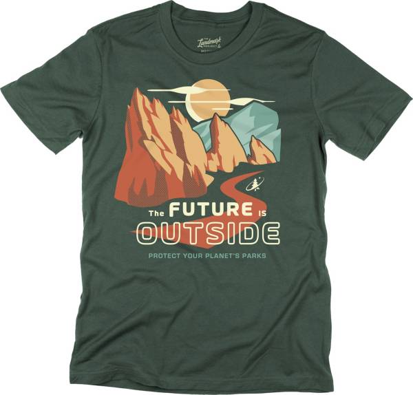 The Landmark Project Men's The Future is Outside Short Sleeve Graphic T-Shirt product image