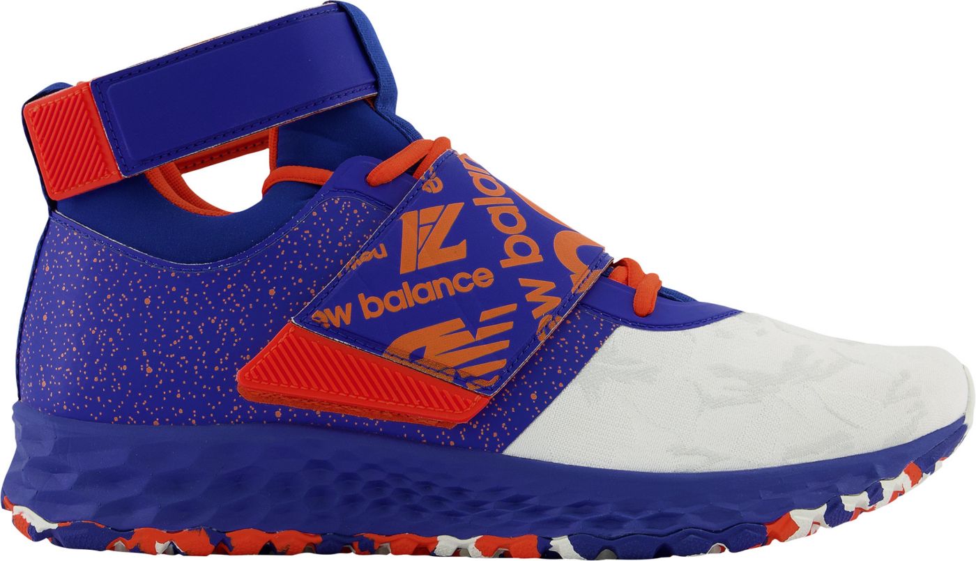 New Balance Unisex Lindor 1 Trainer Blue White Orange Size 12