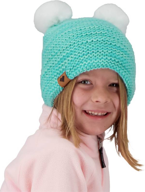 Obermeyer Kids' Glen Faux Fur Pom-Pom Beanie