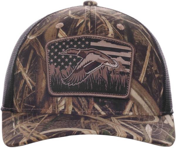 Outdoor Cap Men's Mossy Oak Grass Blades Flag Duck Patch Cap product image