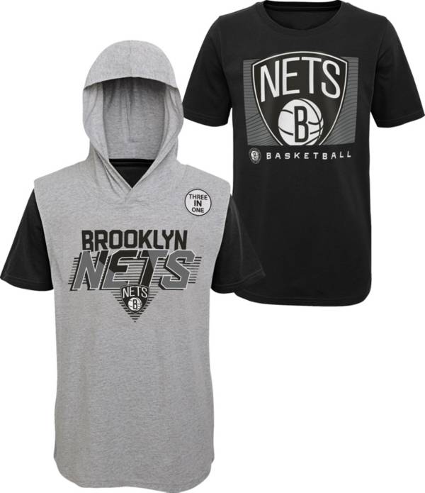 Outerstuff Little Boy's Brooklyn Nets Grey Rad 3-in-1 T-Shirt product image