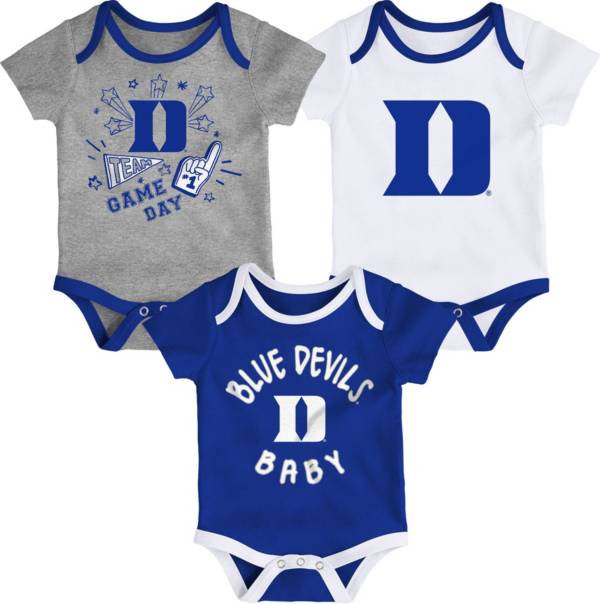 Gen2 Infant Duke Blue Devils Duke Blue 3-Piece Creeper Set