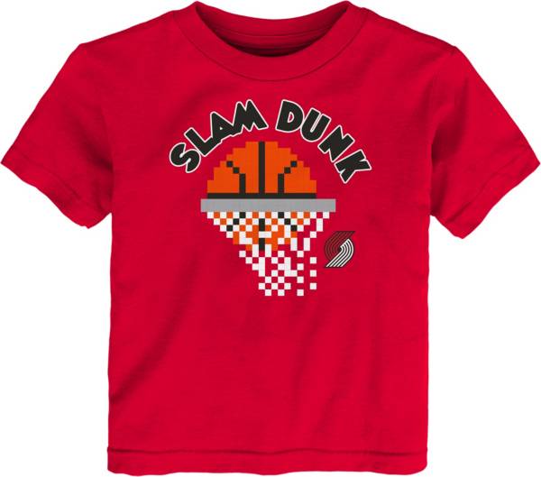 Outerstuff Toddler Portland Trail Blazers Red Pixel Dunk T-Shirt