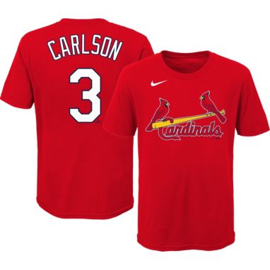 sorry, Nike Youth St. Louis Cardinals Dylan Carlson #3 Red T-Shirt is currently out of stock