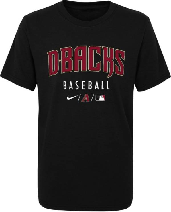 Nike Youth Arizona Diamondbacks Early Work Performance Tri-Blend Black T-Shirt