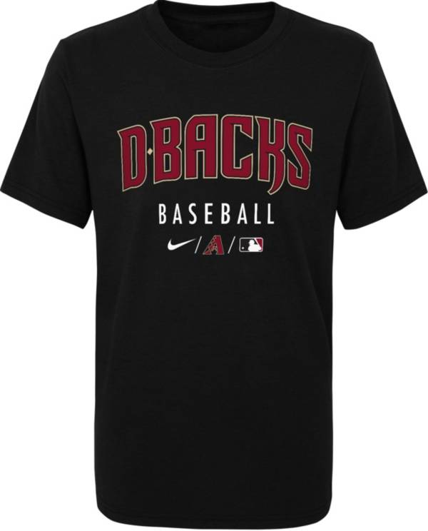 Nike Youth Arizona Diamondbacks Early Work Performance Tri-Blend Black T-Shirt