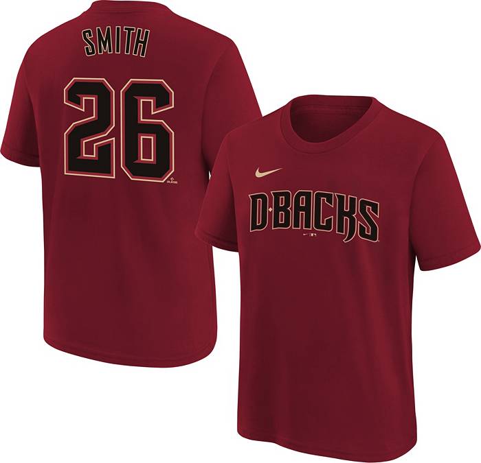 MLB Team Apparel Youth Arizona Diamondbacks Pavin Smith #26 Red T