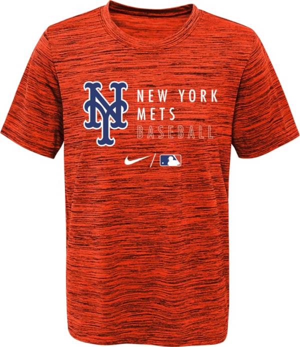 Outerstuff Youth New York Mets Velocity Orange Practice T-Shirt