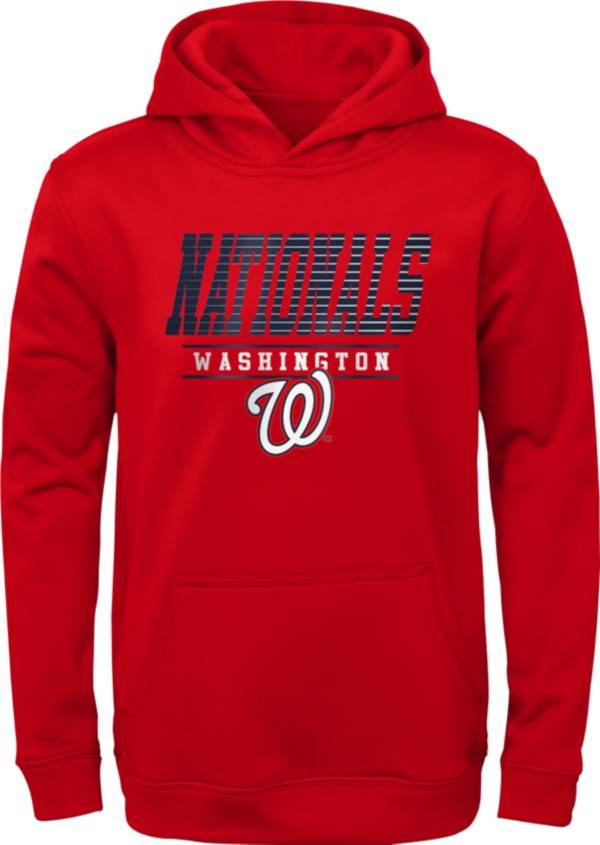 MLB Team Apparel Youth Washington Nationals Red Winstreak Pullover Hoodie product image