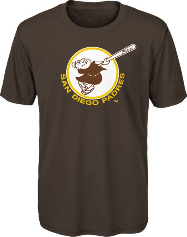 Outerstuff Youth San Diego Padres Brown Swing Dri-Tek T-Shirt