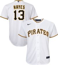 2019 Pittsburgh Pirates Ke'Bryan Hayes # Game Issued White Jersey  Memorial 150 P