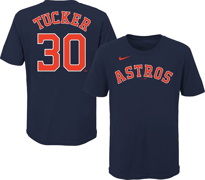 Nike Youth Houston Astros Kyle Tucker #30 Navy T-Shirt