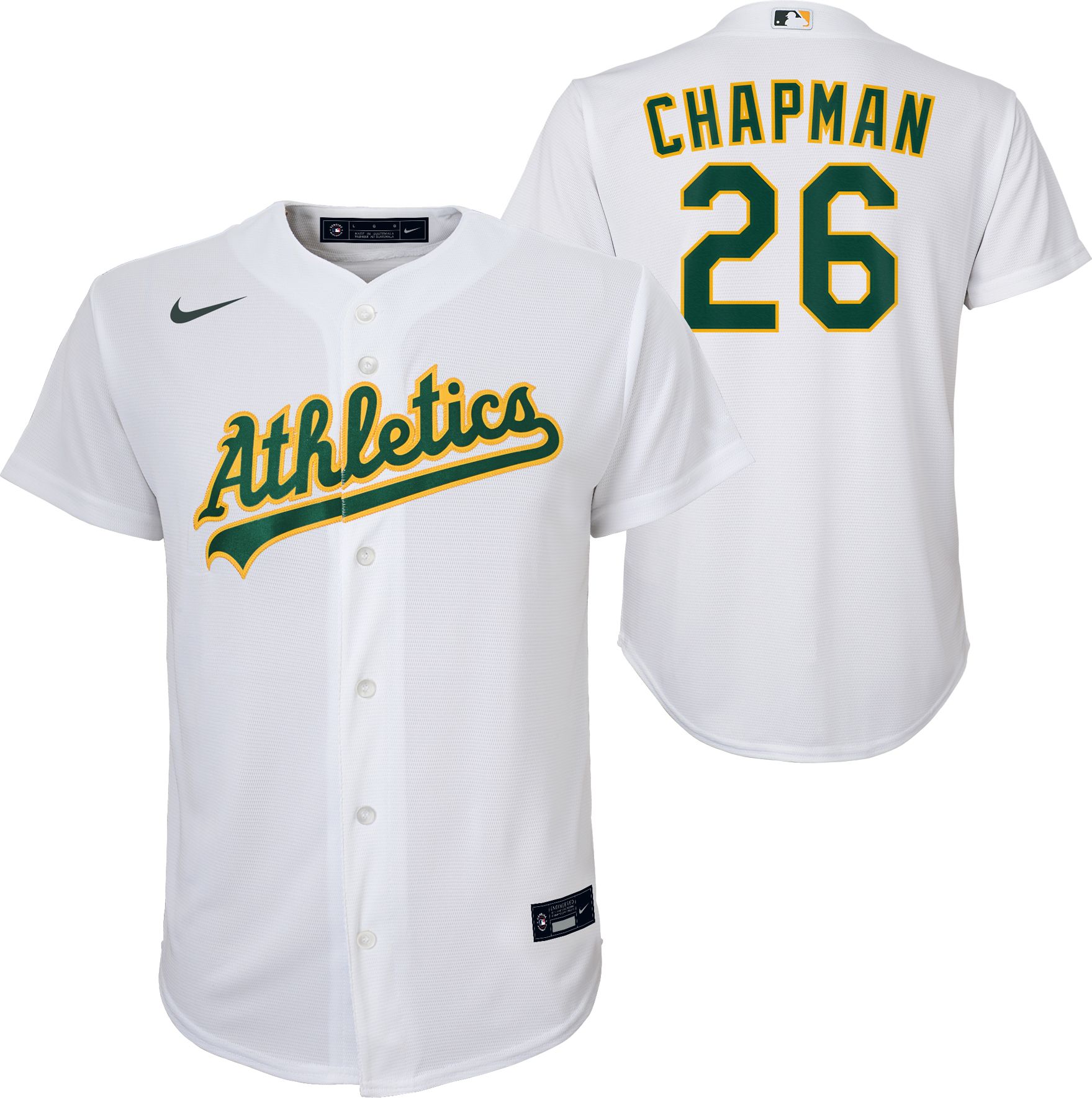 white oakland a's jersey