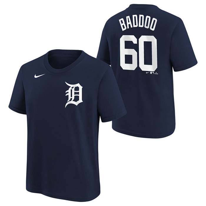 Nike Youth Detroit Tigers Akil Baddoo #60 Navy T-Shirt