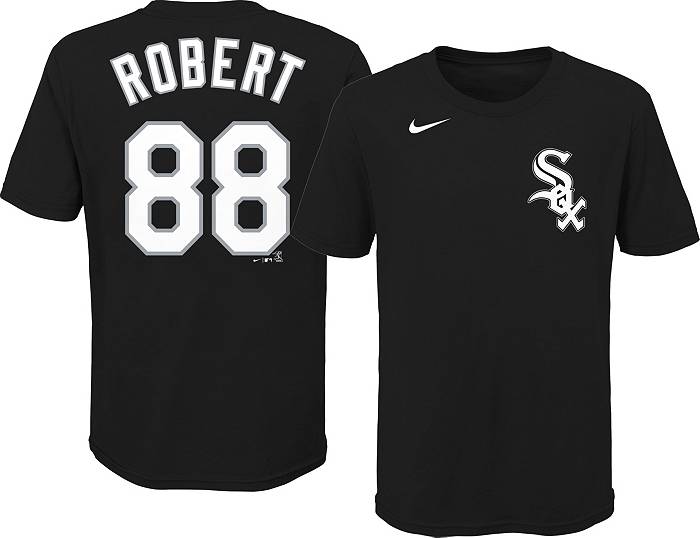 Nike Youth Chicago White Sox Luis Robert #88 Cool Base Black