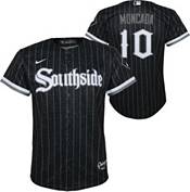 Chicago White Sox Nike Official Replica Home Jersey - Youth with Moncada 10  printing