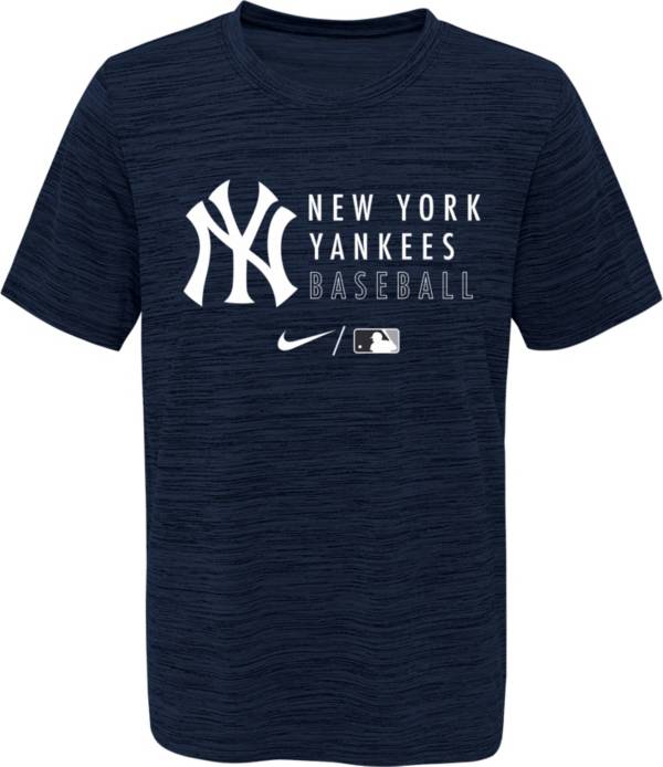 Outerstuff Youth New York Yankees Velocity Navy Practice T-Shirt