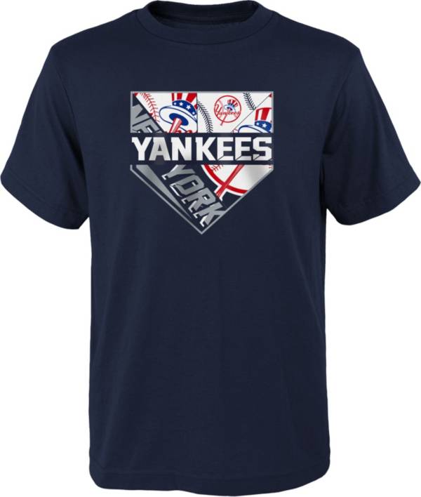 Outerstuff Youth New York Yankees Navy Logo T-Shirt