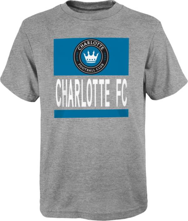 MLS Youth Charlotte FC Steel Gray T-Shirt