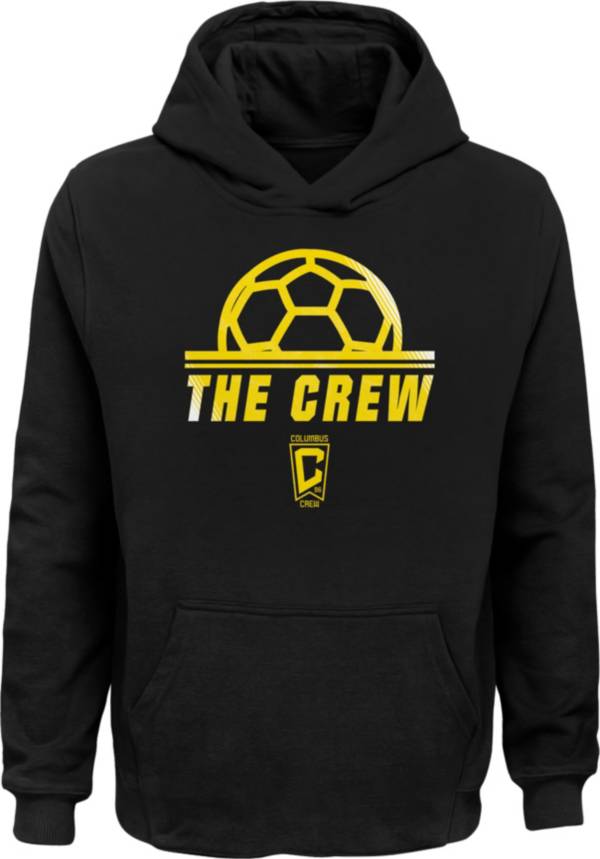 MLS Youth Columbus Crew Blocker Black Pullover Hoodie