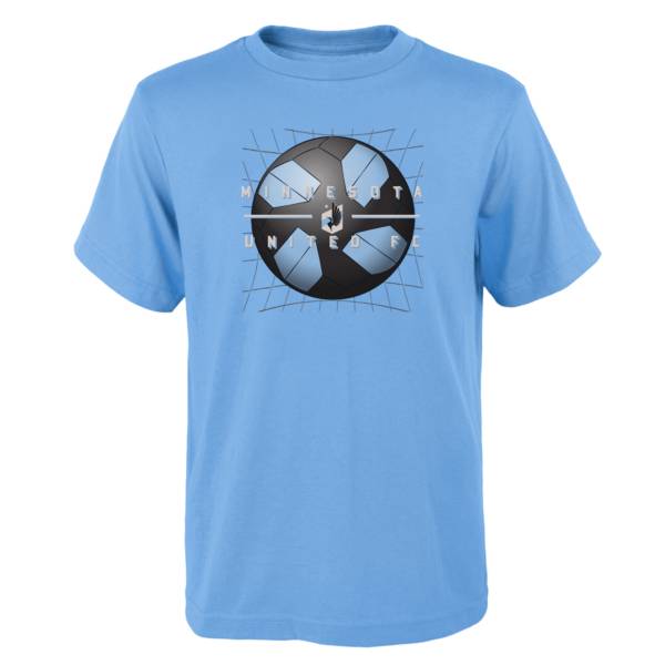 MLS Youth Minnesota United FC Back of the Net Blue T-Shirt