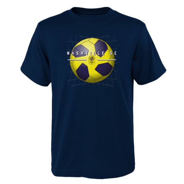 MLS Youth Nashville SC Back of the Net Navy T-Shirt