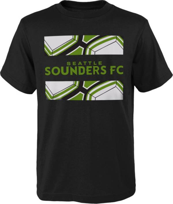 MLS Youth Seattle Sounders Supremo Black T-Shirt product image