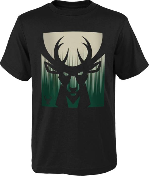 Outerstuff Youth Milwaukee Bucks Black Fresh Fade T-Shirt