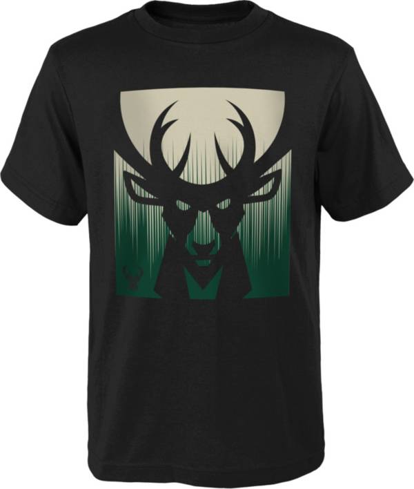 Outerstuff Youth Milwaukee Bucks Black Fresh Fade T-Shirt product image