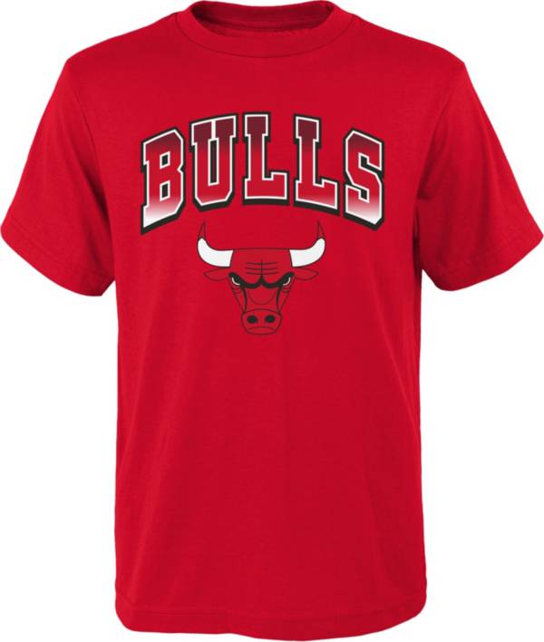 Outerstuff Youth Chicago Bulls Red Fade Arc T-Shirt