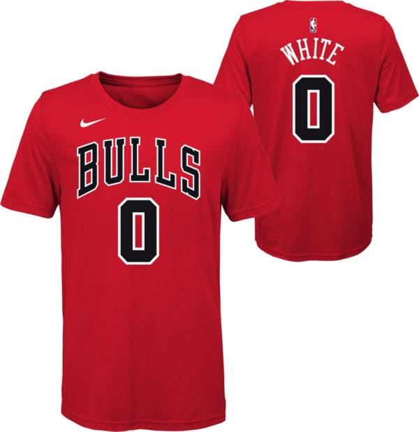 Men's Nike Lonzo Ball White Chicago Bulls 2022/23 City Edition Name & Number T-Shirt Size: Large