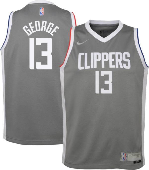 Nike Youth Los Angeles Clippers 2021 Earned Edition Paul George  Dri-FIT Swingman Jersey product image