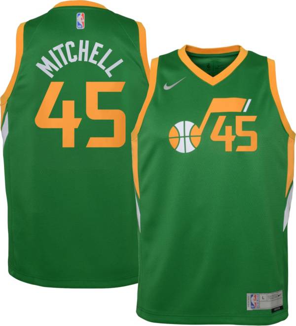 Nike Youth Utah Jazz 2021 Earned Edition Donovan Mitchell  Dri-FIT Swingman Jersey product image