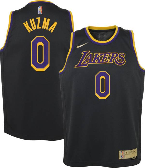 Nike Youth Los Angeles Lakers 2021 Earned Edition Kyle Kuzma Dri-FIT Swingman Jersey