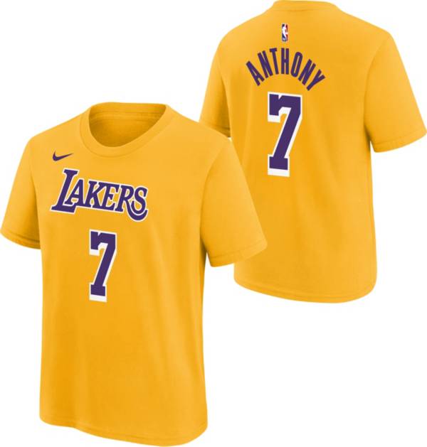 Outerstuff Youth Los Angeles Lakers Carmelo Anthony #7 Yellow Icon