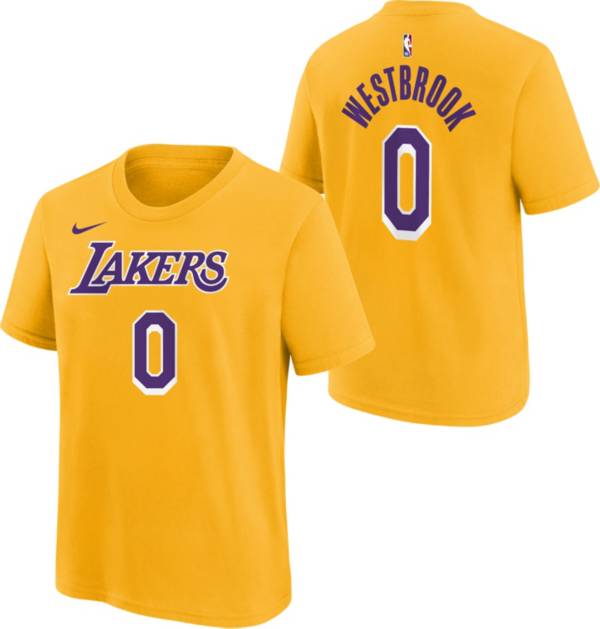 Outerstuff Youth Los Angeles Lakers Russell Westbrook #0 Yellow T-Shirt product image