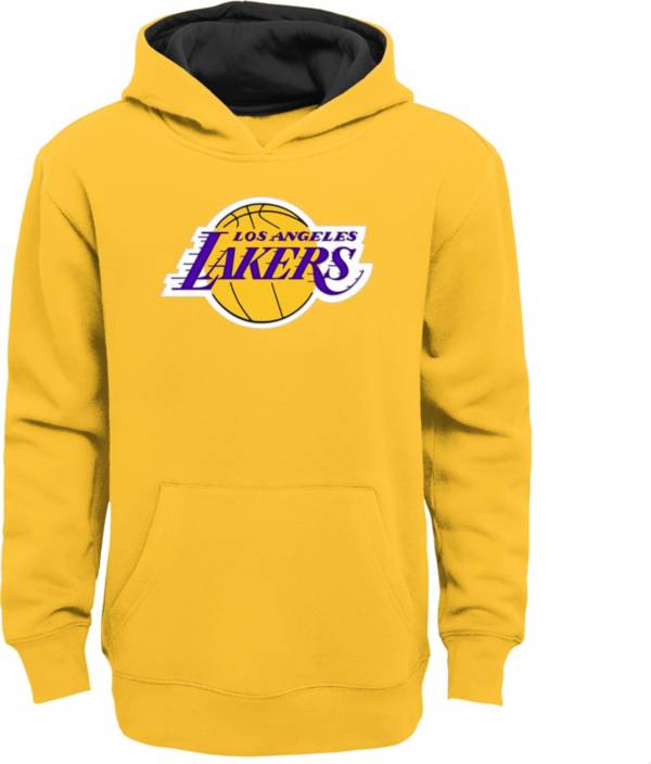 Outerstuff Youth Los Angeles Lakers Yellow Pullover Hoodie