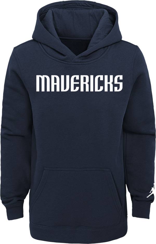 Nike Youth Dallas Mavericks Navy Statement Pullover Hoodie product image