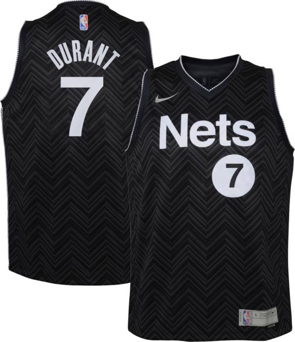 Nike Youth Brooklyn Nets 2021 Earned Edition Kevin Durant Dri-FIT Swingman Jersey