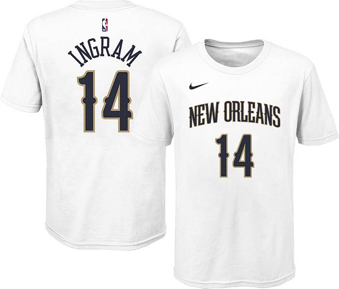 Men's New Orleans Pelicans Brandon Ingram #14 Nike White 20/21
