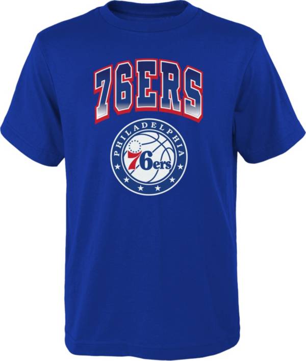 Outerstuff Youth Philadelphia 76ers Royal Fade Arc T-Shirt product image