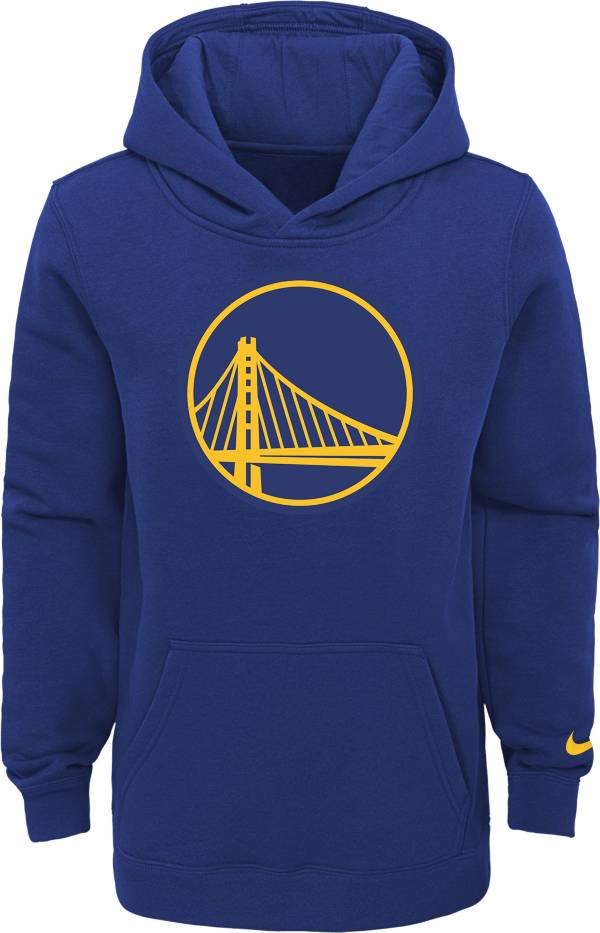 Outerstuff Youth Golden State Warriors Blue Logo Fleece Hoodie