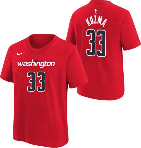 Nike Men's Washington Wizards Kyle Kuzma #33 Red Dri-FIT Swingman