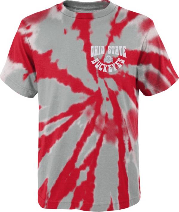 Gen2 Youth Ohio State Buckeyes Scarlet Tie Dye T-Shirt product image