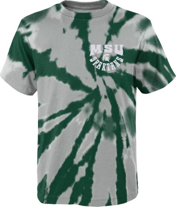 Gen2 Youth Michigan State Spartans Green Tie Dye T-Shirt