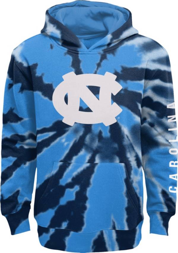 Gen2 Youth North Carolina Tar Heels Carolina Blue Tie Dye Pullover Hoodie
