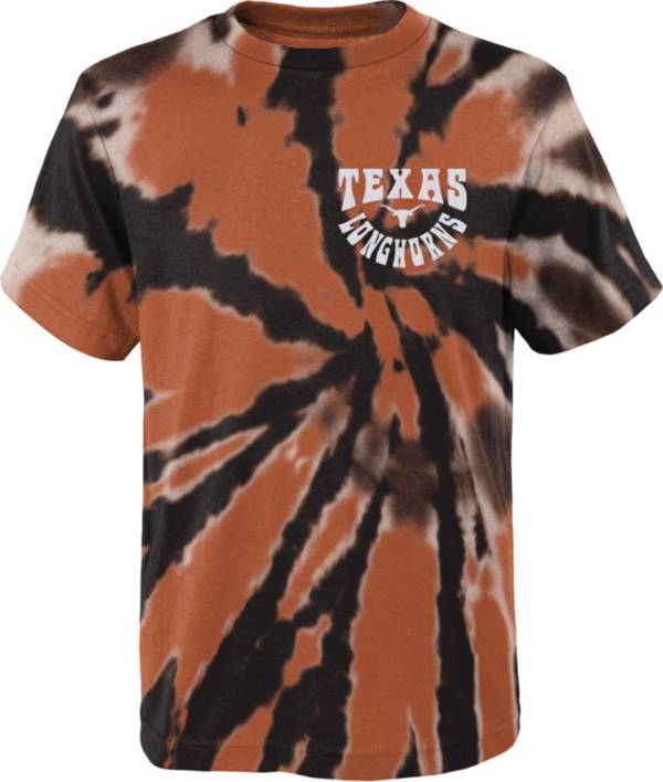 Gen2 Youth Texas Longhorns Burnt Orange Tie Dye T-Shirt product image