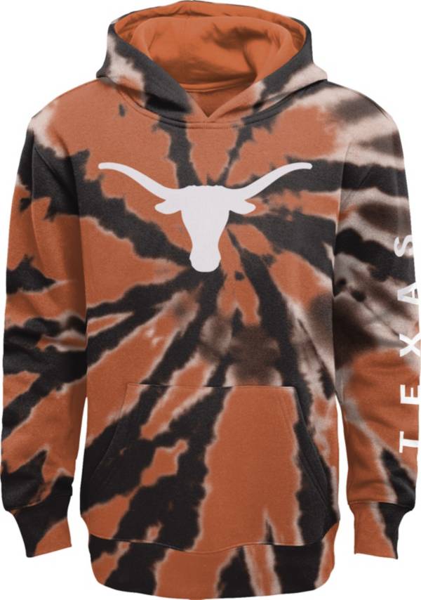 Gen2 Youth Texas Longhorns Burnt Orange Tie Dye Pullover Hoodie product image